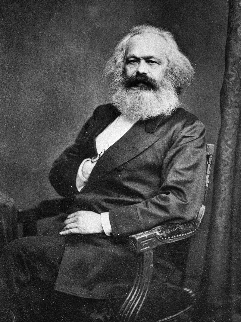 1875年時，已經流亡至英國倫敦的卡爾．馬克思（Karl Marx）。 圖：wikipedia