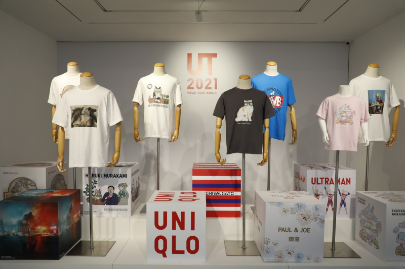日本平價服飾Uniqlo今日舉行媒體預覽會並推出2021春夏七大必買聯名UT。 圖：陳耀宗／攝