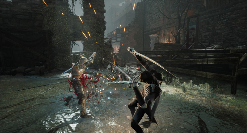 玩家可以透過遊戲的天賦樹系統，將掠鴉的戰鬥能力更進一步強化與升級，如把招架的動作換成防禦。 圖：翻攝自Steam