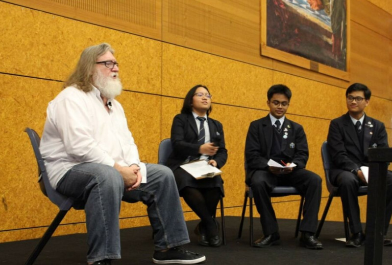 G胖在紐西蘭高中的發言令外界相當好奇。 圖：翻攝自Sancta Maria College