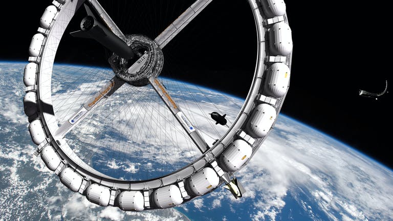 新創公司軌道組裝公司OAC計畫，將在地球的低空軌道上建造豪華太空酒店。   圖：截自OAC官網