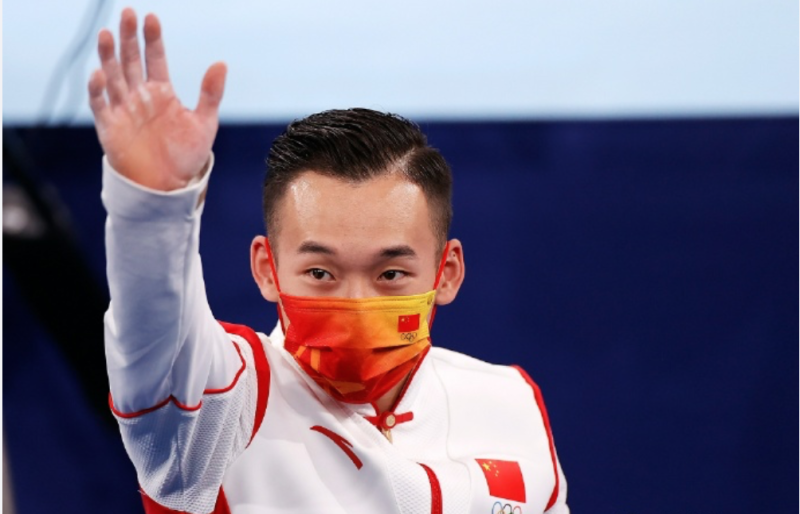 中國男子體操運動員肖若騰。   圖：翻攝自肖若騰微博