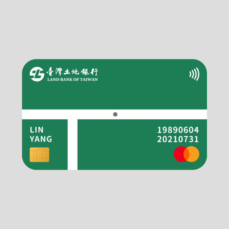 網友將「終局線上」做成土銀信用卡卡面。   圖：翻攝自Yi Li Yen臉書