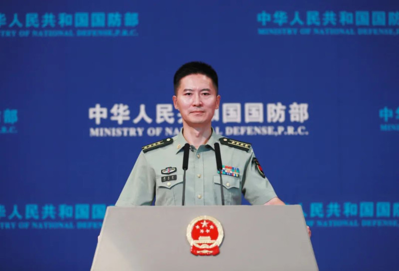 中國國防部新聞發言人譚克非指出，中國將首次舉辦「共同命運-2021」國際維和實兵演習。   圖：翻攝自中國國防部官網