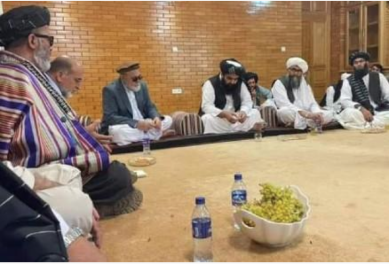 塔利班與目前佔據潘杰希爾等地的反塔利班力量「北方聯盟」近日舉行會談。   圖：翻攝自環球網
