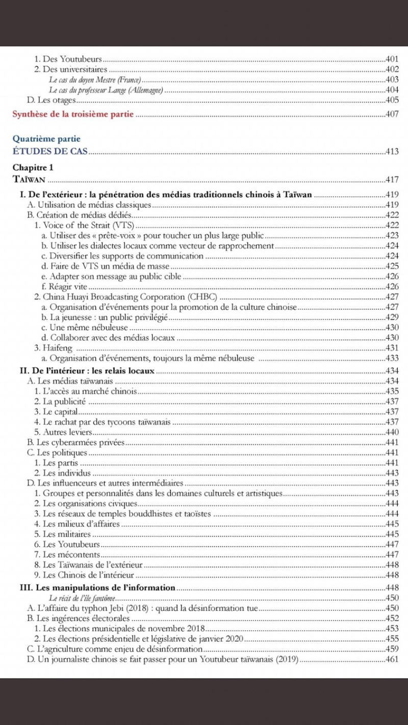 法國軍事學校戰略研究所（IRSEM）公布中國影響力行動分析報告指出，中國對台的影響力戰略完全失敗，削弱和孤立台灣的努力，也產生了反效果。圖：蔡筱穎提供