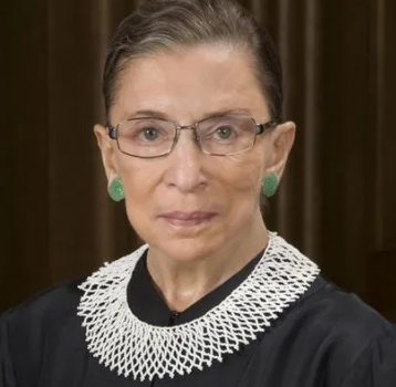 美國前大法官Ruth Bader Ginsburg (RBG) 圖 : 翻攝自Washington Ethical Society. org