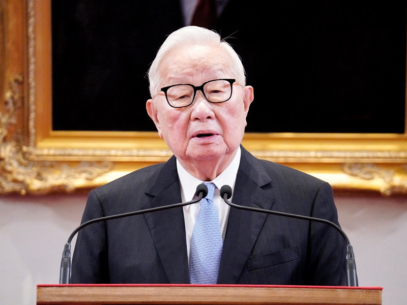 台積電創辦人張忠謀。&nbsp;&nbsp;&nbsp;圖：張良一/攝