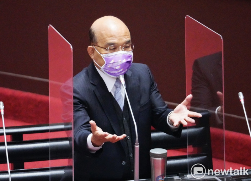 行政院長蘇貞昌今（9）日在立院院會備詢，表示如果符合彰化民意跟相關需要，他不反對彰化升格。   圖：張良一/攝