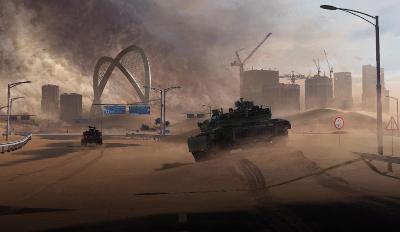 《戰地風雲2042》的背景設定充滿末世風格。 圖：EA/提供