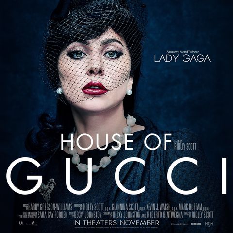 女神卡卡的《Gucci:豪門謀殺案》的海報。   圖：電影《Gucci:豪門謀殺案》