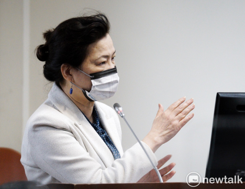 經濟部長王美花在立院經濟委員會備詢。   圖：張良一/攝