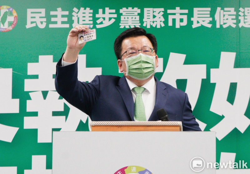 民進黨提名嘉義市長參選人李俊俋。   圖：張良一/攝（資料照）