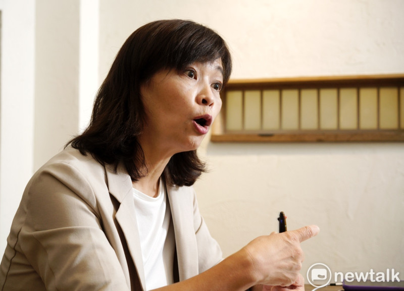 民進黨提名新竹市長參選人沈慧虹接受新頭殼專訪。   圖：張良一/攝
