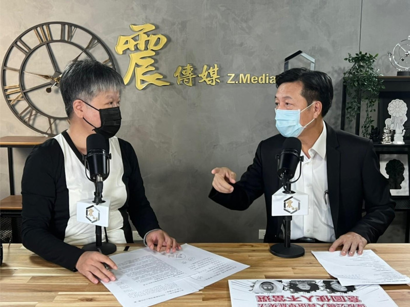 無黨籍桃園市長候選人鄭寶清接受黃光芹專訪。   圖：《新聞不芹菜》提供