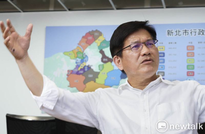 就台北市長選舉，林佳龍說，成功不必在我、但成功一定有我。 圖：張良一/攝