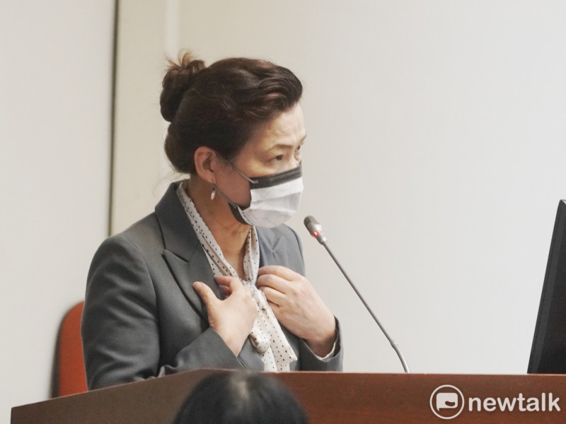 經濟部長王美花在立院經濟委員會備詢。   圖：張良一/攝