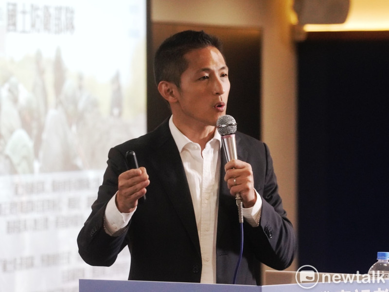台北市中山、北松山立法委員補選候選人吳怡農今早發表有關強化國家安全的政見。 圖:張良一 / 攝
