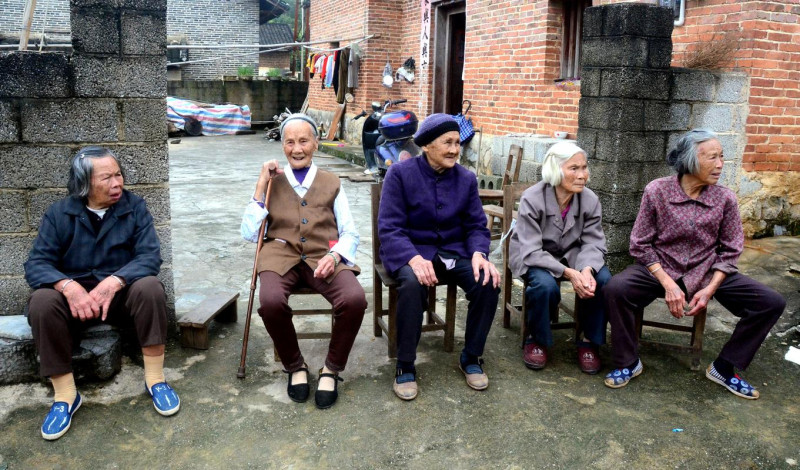 中國社會高齡化問題愈來越嚴重。（示意圖）