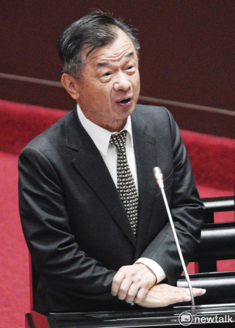 陸委會主委邱太三今（7）天在立院院會備詢。   圖：張良一/攝