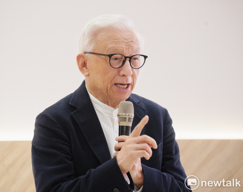 聯電前董事長曹興誠在台北市信民兩岸研究協會發表專題演講。   圖：張良一 / 攝