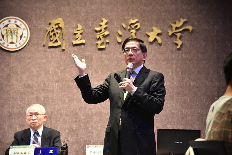 前台大校長管中閔,被外界視為是侯友宜副手最大黑馬之一。 圖 : 取自管中閔臉書
