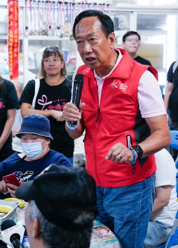 總統擬參選人郭台銘。   圖：張良一/攝（資料照）