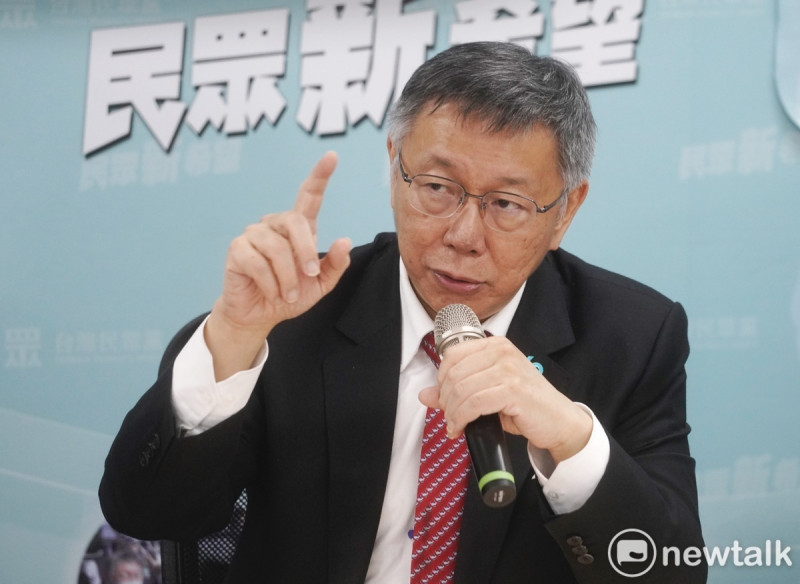 民眾黨總統參選人柯文哲。   圖：張良一/攝（資料照）