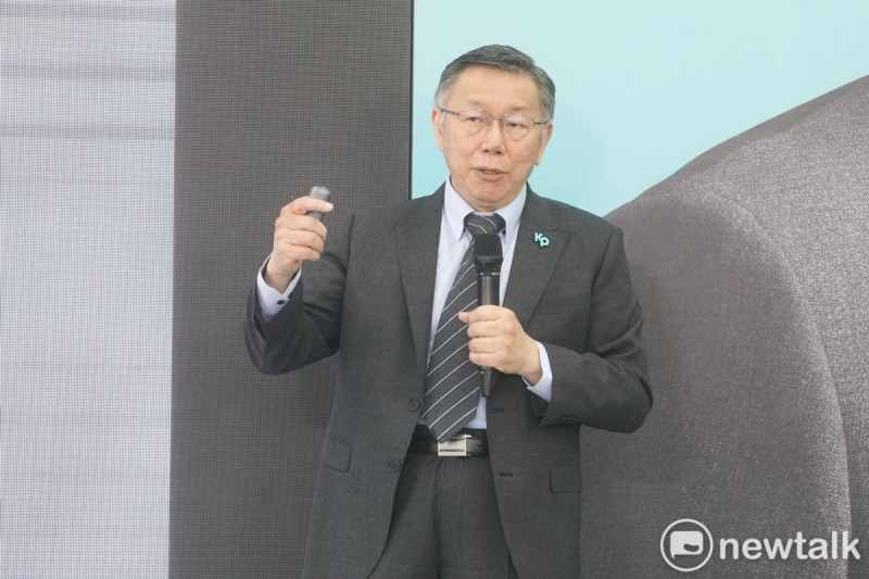 台灣民眾黨總統參選人暨黨主席柯文哲。   圖：張良一 / 攝