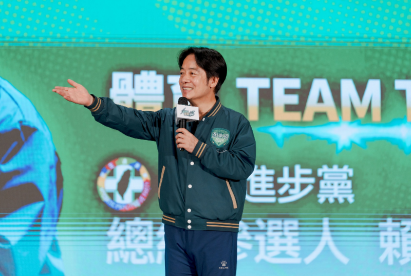  賴清德相當關注台灣體育發展，也熱愛棒球。 圖／賴清德辦公室提供 