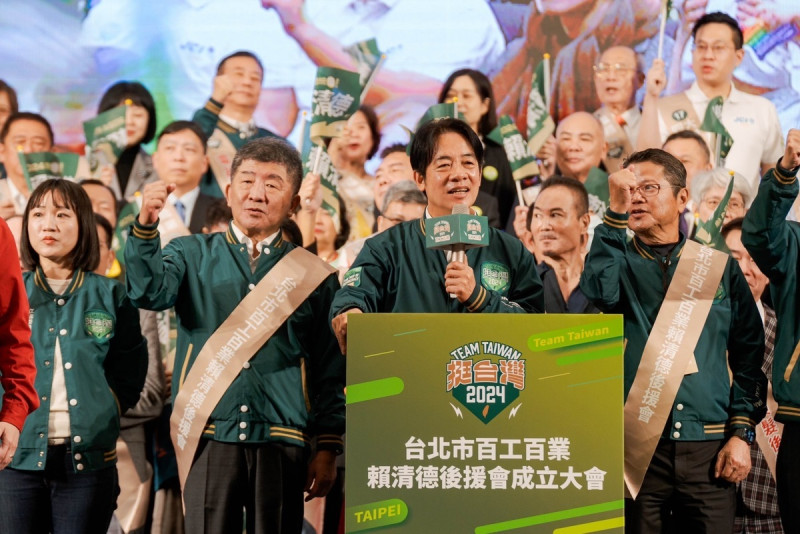 賴清德力拚首都衝高票。 圖:賴清德辦公室提供 賴清德力拚首都衝高票。 圖:賴清德辦公室提供