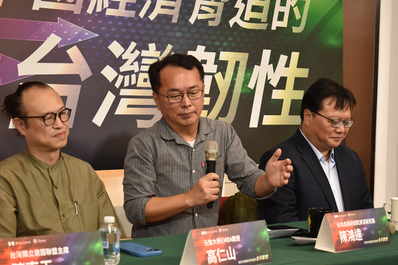  陳鴻達表示，面對風險，沒有一勞永逸，只有不斷改善。 圖：台灣獨立建國聯盟提供