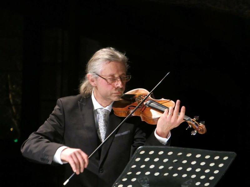  巴黎高等音樂院巴洛克小提琴教授François Fernandez。 圖：台灣文化無國界協會 提供
