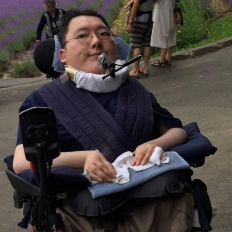  身障律師陳俊翰2月11日凌晨逝世。 圖／中央研究院法律學研究所 