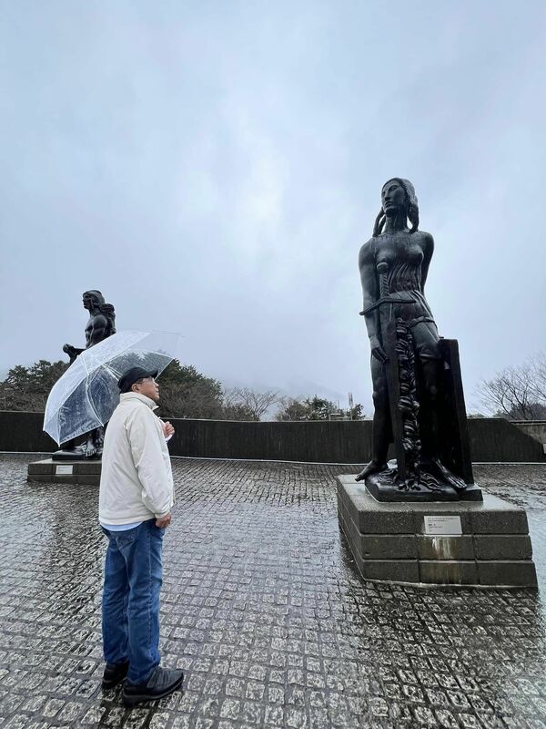  潘孟安在選後赴日本旅遊，也思考如何將台灣文化推向世界。 圖：翻攝自潘孟安臉書 