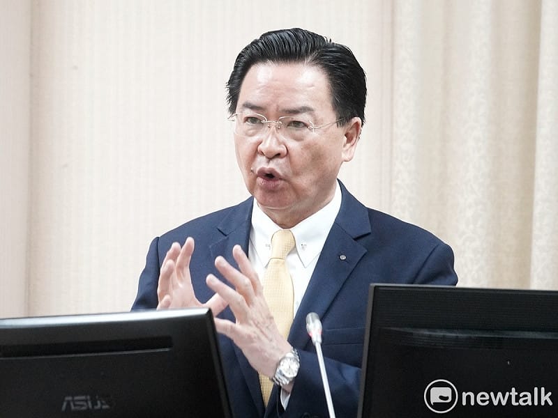 吳釗燮感謝世界各國好友發聲，反對中國對台軍事威脅。&nbsp;&nbsp;&nbsp;圖：張良一/攝（資料照）