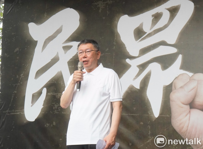 台灣民眾黨主席柯文哲。   圖：張良一/攝（資料照）