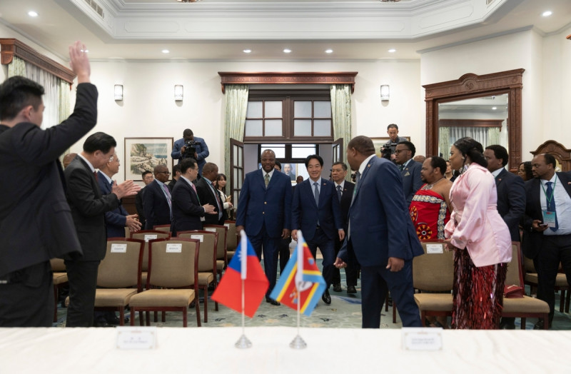 總統賴清德會晤史瓦帝尼國王恩史瓦帝三世（King Mswati Ⅲ）。   圖：總統府提供