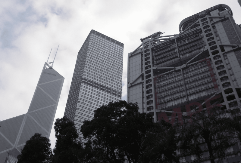 在實施《港版國安法》後，香港過去的國際金融中心地位已不復存在。   圖：截圖自維基百科