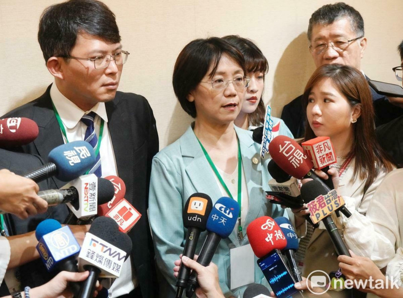 憲法法庭國會改革釋憲案展開言詞辯論，圖為國民黨立委翁曉玲。   圖：張良一 / 攝