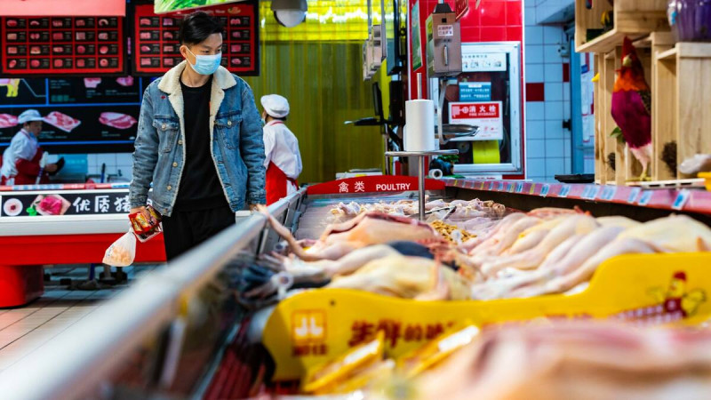 中國八月份消費者價格指數（CPI）上漲，但漲幅低於預期，儘管異常天氣導致供應受限，但市場仍對這個世界第二大經濟體面臨需求疲軟有引憂。   圖：截自香港01（示意圖）