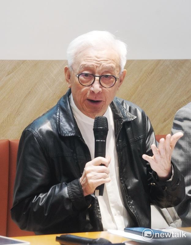 聯電創辦人曹興誠出席台灣公民人權聯盟舉辦的「用台灣的法治與文明，反擊中國的獨裁與流氓」記者會。   圖：張良一/攝