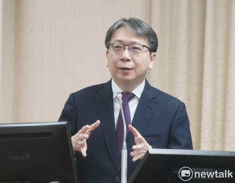 國安局長蔡明彥在立院外交及國防委員會備詢。   圖：張良一／攝