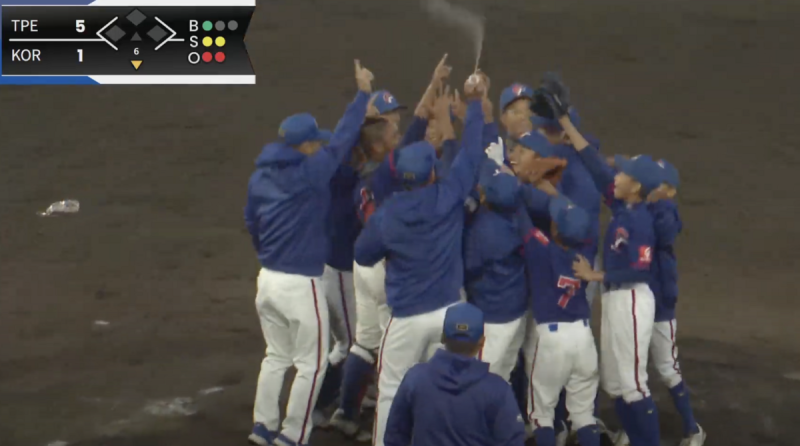 台灣在U12少棒賽擊敗韓國奪冠。   圖：全日本軟式野球連盟YT