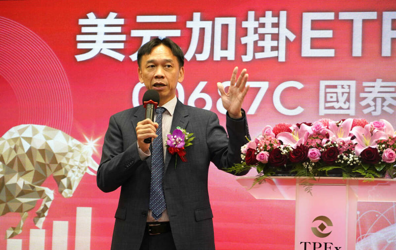 ▲美元級別ETF 00687C 1月10日掛牌 國泰投信董事長張錫談債市發展潛力。   圖：國泰投信／提供