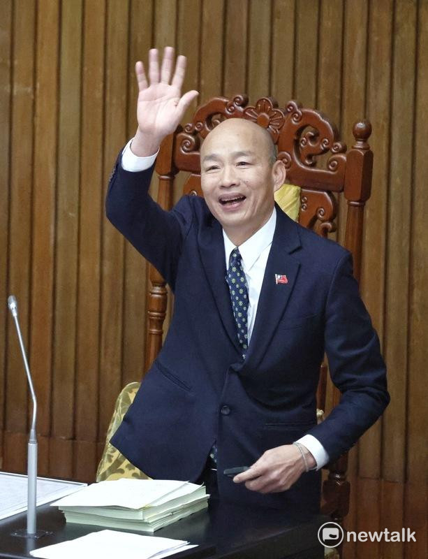 朝野協商再度破局後，立法院長韓國瑜喊話行政院能尊重立法院之決議，不宜輕易提出覆議。   圖：張良一/攝（資料照）