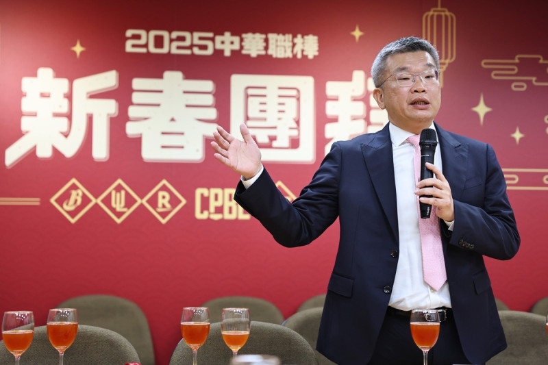 ▲中華隊與韓職樂天巨人隊的交流賽將在明（12）日舉行，蔡會長呼籲球迷朋友踴躍進場觀賽。   圖：中職聯盟／提供