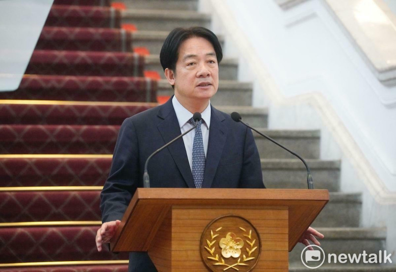 總統賴清德於國安高層會議後舉行記者會，說明因應中國對台統戰的相關對策。   圖：張良一/攝