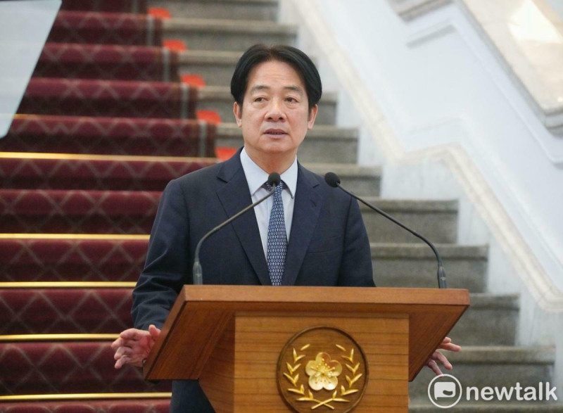 總統賴清德於國安高層會議後舉行記者會，說明因應中國對台統戰的相關對策。   圖：張良一/攝 