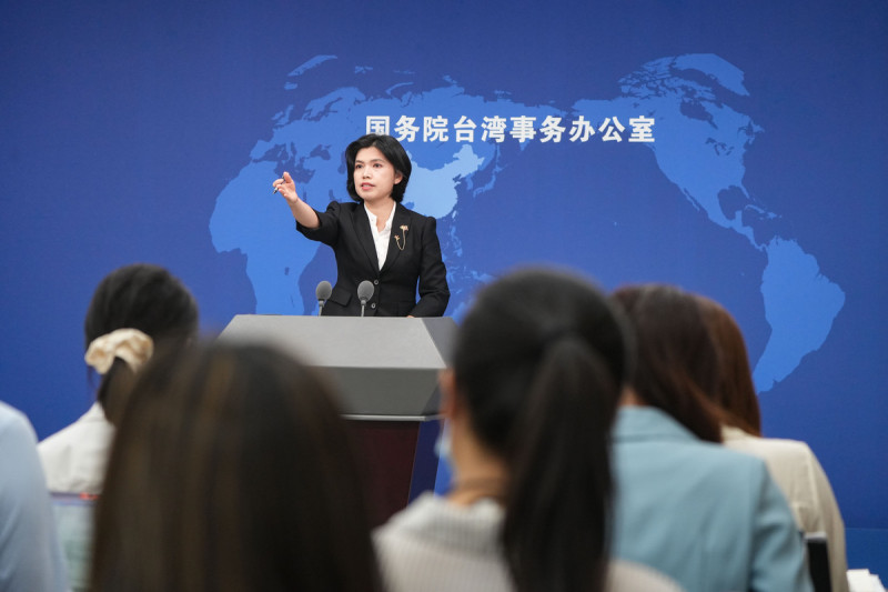 國台辦發言人朱鳳蓮。   圖 : 翻攝自新華社